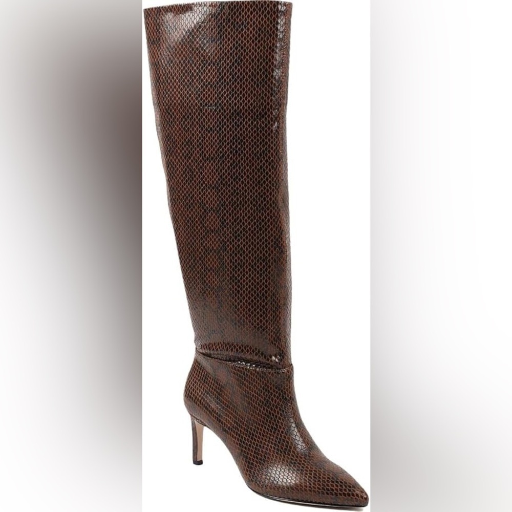 NWOT BCBGeneration Womens Marlo Snake Print Knee-High Boots